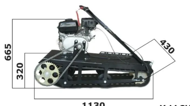 Мотобуксировщик XTREME-MOTORS "Конек-Горбунок" 6.5 л.с. в Тюмени