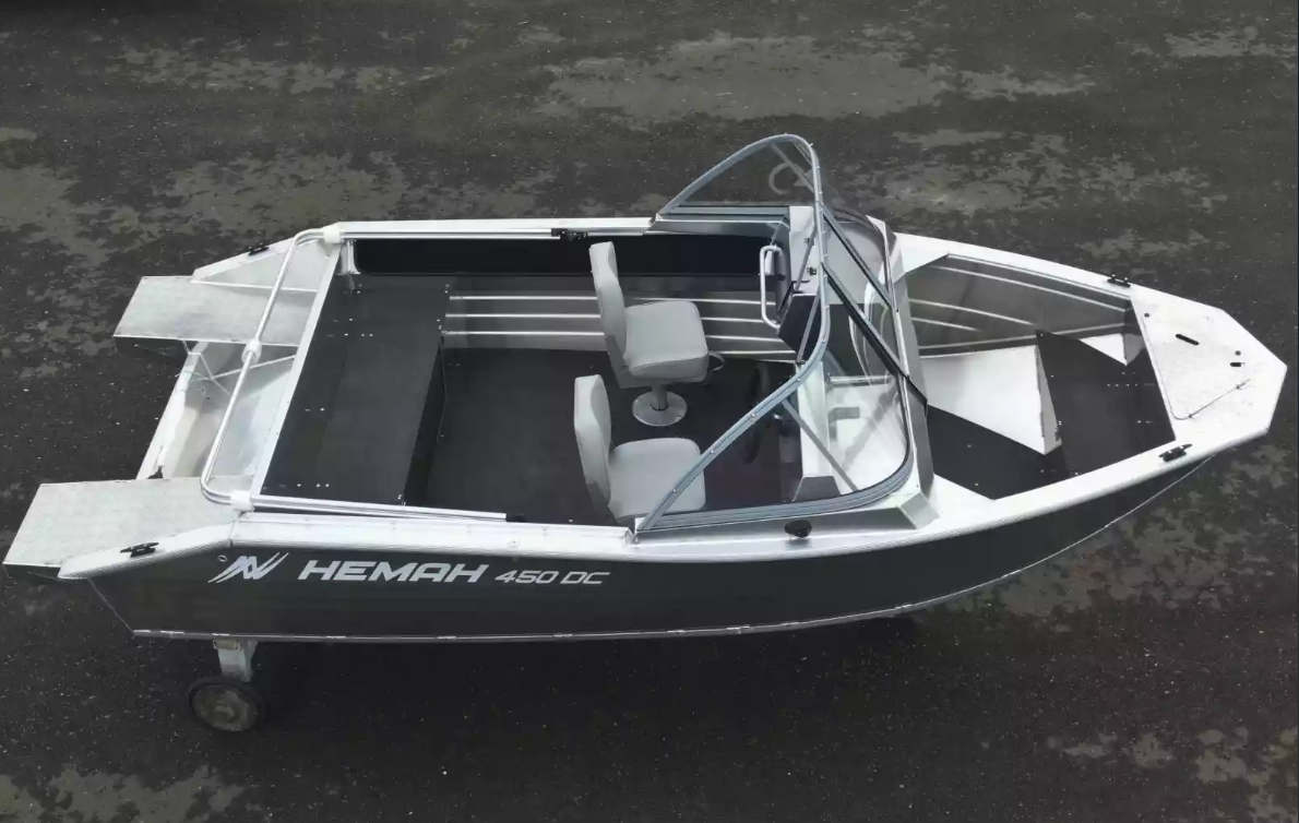 Алюминиевый катер Неман-450 DC NEW без покраски в Тюмени