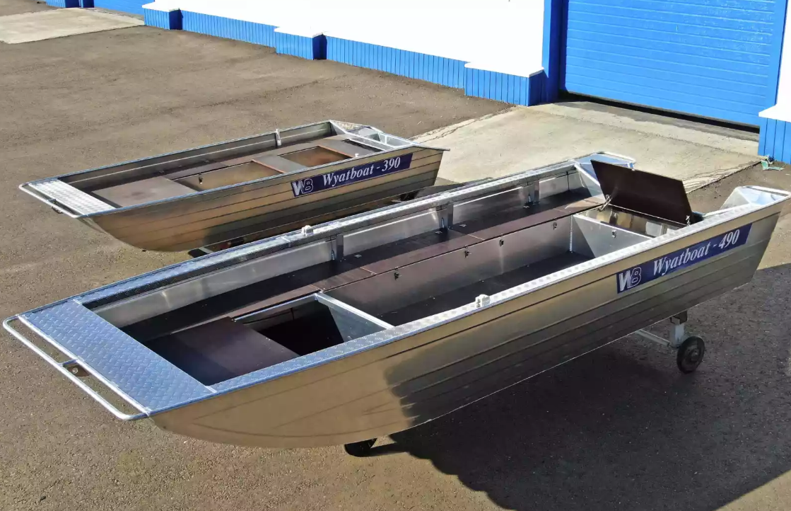 Алюминиевая лодка Wyatboat-490 Jonboat в Тюмени