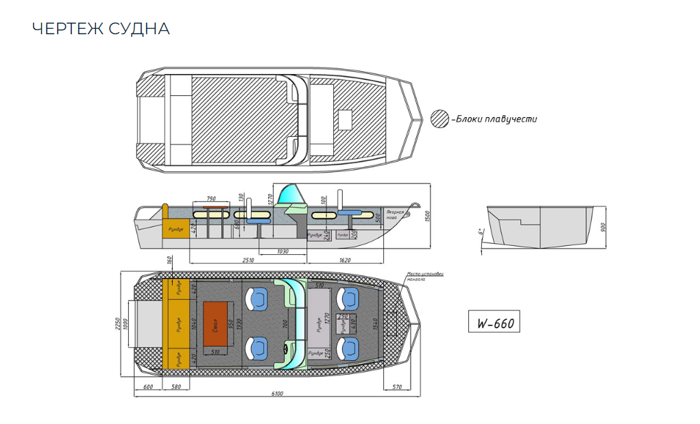 Алюминиевый катер Wyatboat-660 в Тюмени