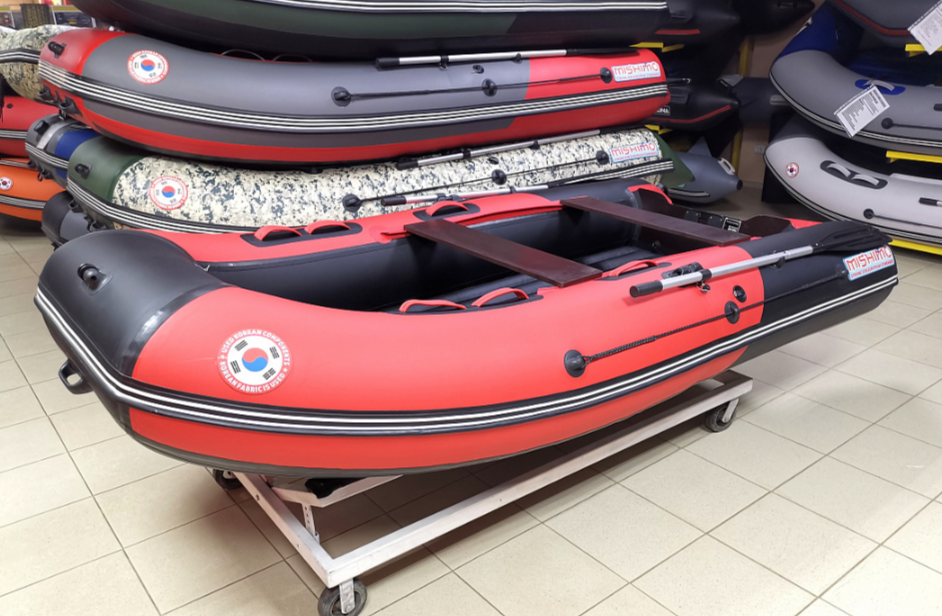 КОМПЛЕКТ Лодка MISHIMO PRO 350 + ЛОДОЧНЫЙ МОТОР MARLIN MP 9.9 (20) AMHS PRO в Тюмени