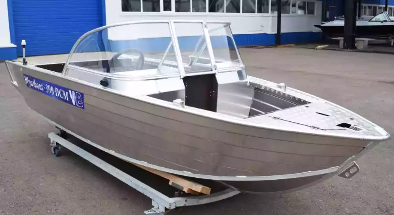 Алюминиевый катер Wyatboat-390 DCM Увеличенный борт в Тюмени