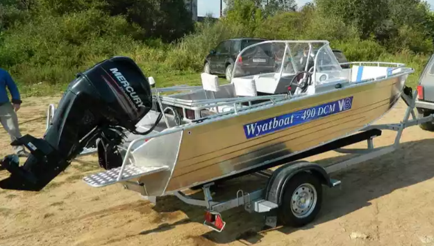 Алюминиевый катер Wyatboat-490 DCM в Тюмени