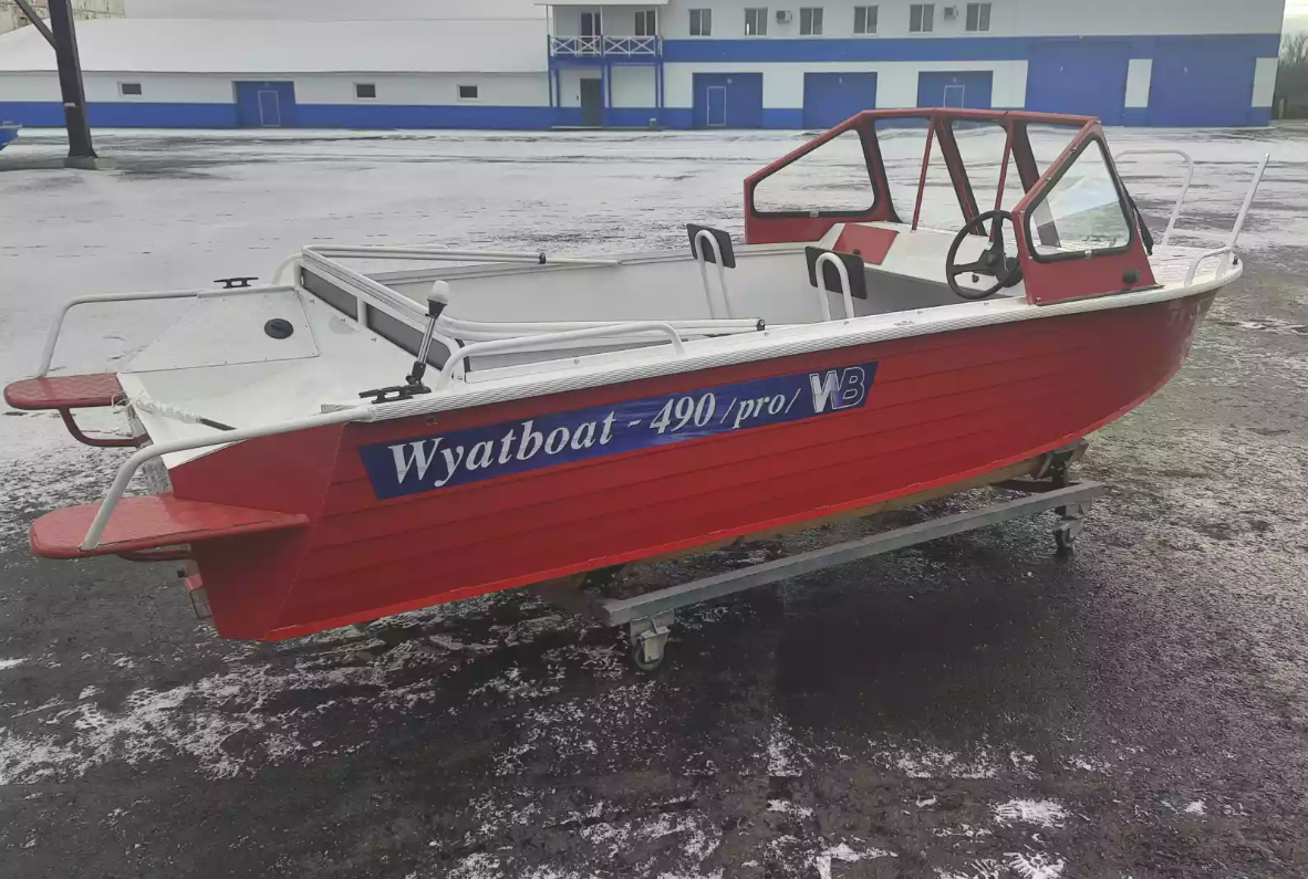 Алюминиевый катер Wyatboat-490 DCM Pro в Тюмени