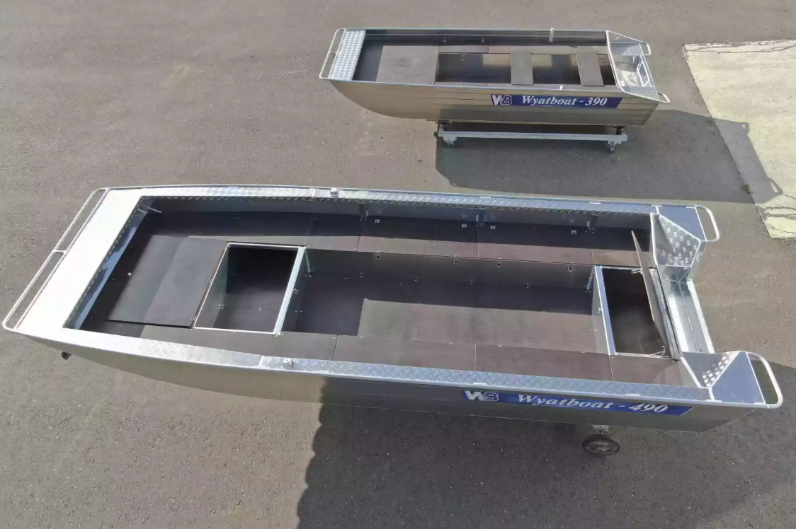 Алюминиевая лодка Wyatboat-490 Jonboat в Тюмени