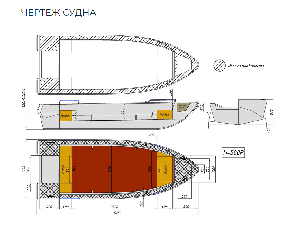 Алюминиевая лодка Неман-500 P в Тюмени