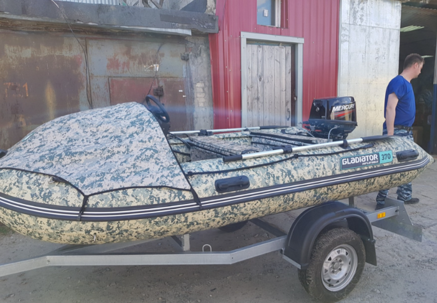 НАДУВНАЯ ЛОДКА GLADIATOR C370AL в Тюмени
