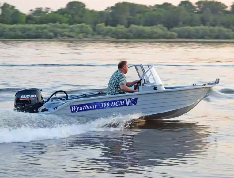 Алюминиевый катер Wyatboat-390 DCM в Тюмени