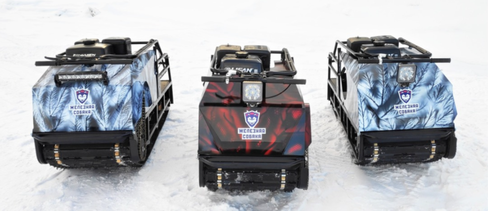 Мотобуксировщик Irondog (Железная собака) M500 20  Камуфляж Охотник в Тюмени