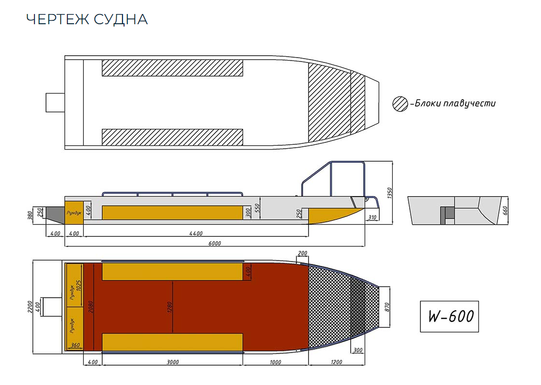 Алюминиевая лодка Wyatboat-600 в Тюмени