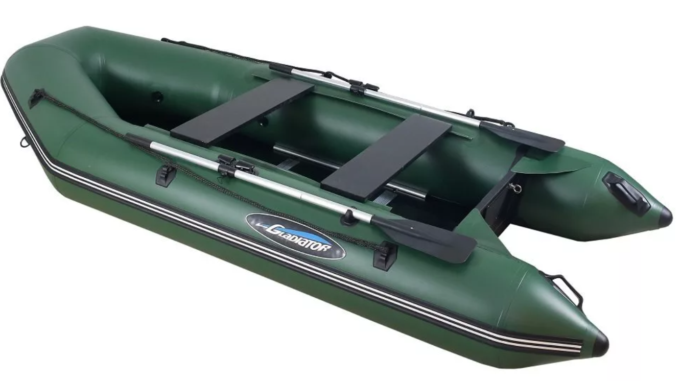 МОТОРНО-ГРЕБНАЯ ЛОДКА ПВХ GLADIATOR A 280 ТК С ФАНЕРНЫМ ДНОМ в Тюмени