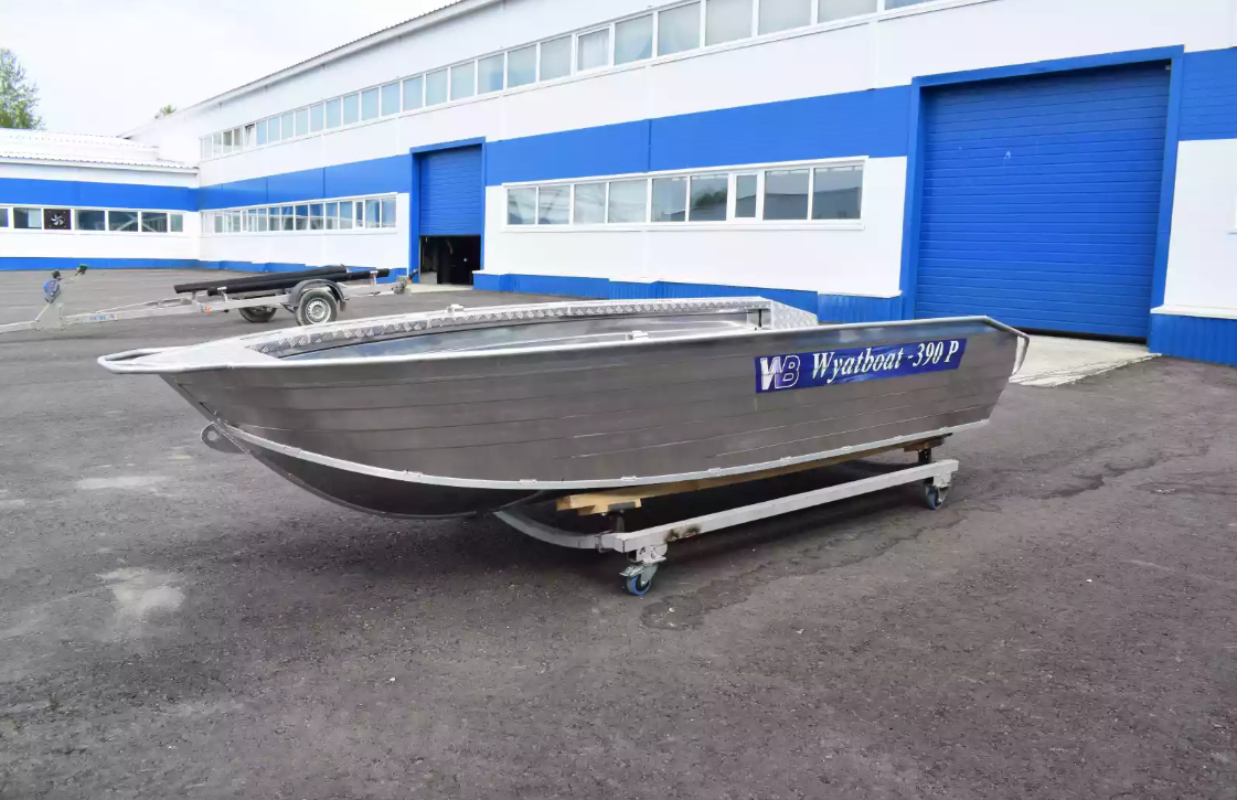 Алюминиевая лодка Wyatboat-390Р Увеличенный борт в Тюмени