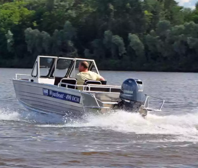 Алюминиевый катер Wyatboat-490 DCM Pro в Тюмени