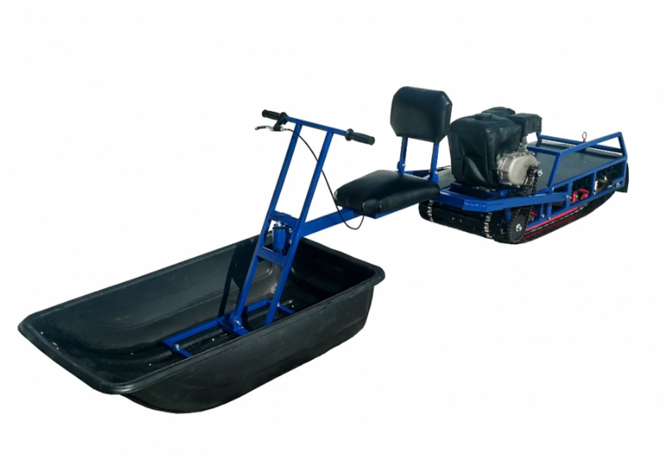 Мотобуксировщик толкач Альбатрос-XL8 с модулем. С фарой, тележки в Тюмени