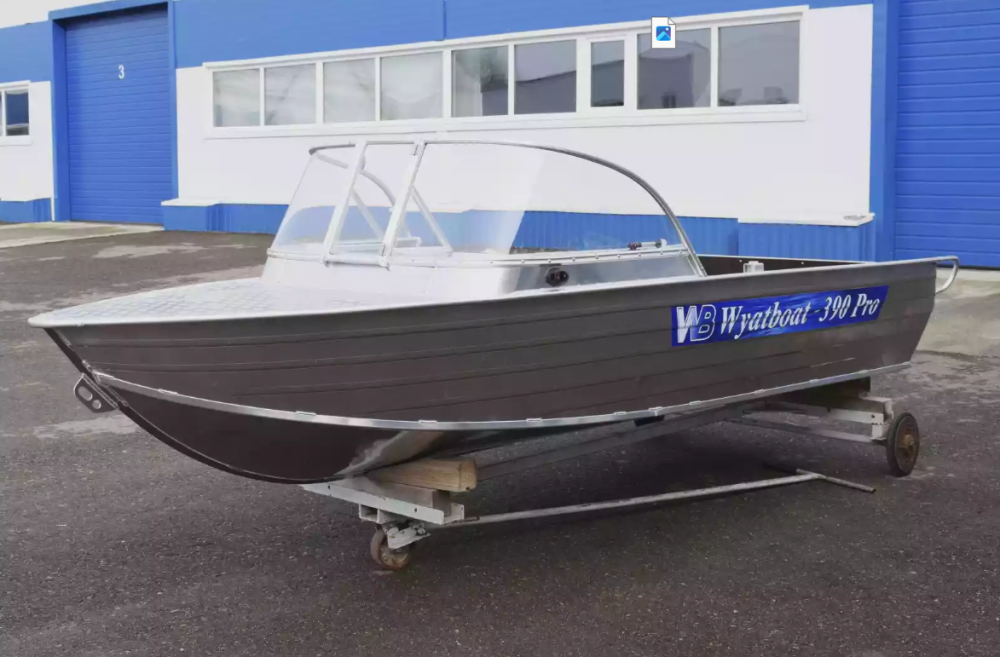 Алюминиевый катер Wyatboat-390 Pro в Тюмени Алюминиевый катер Wyatboat-390 Pro в Тюмени