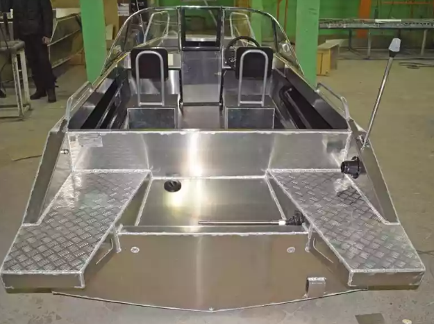 Алюминиевый катер Неман-500 DC (без покраски) в Тюмени