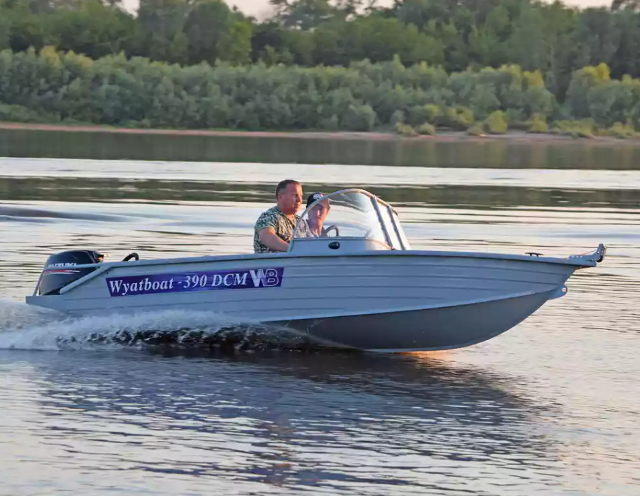 Алюминиевая лодка Wyatboat-390 DCM в Тюмени
