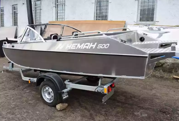 Алюминиевый катер Неман-500 DC (без покраски) в Тюмени