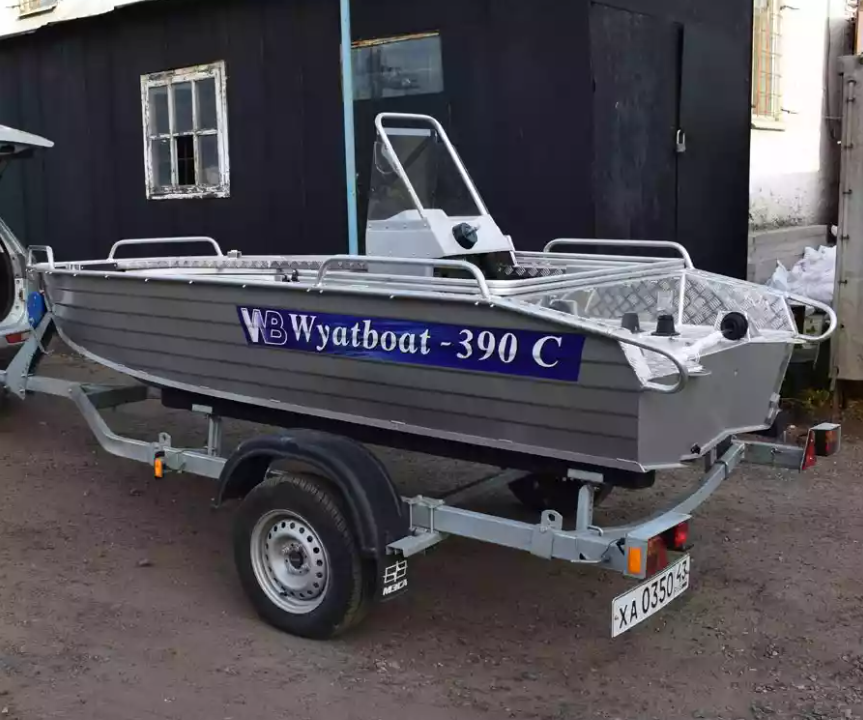 Алюминиевая лодка Wyatboat-390 C в Тюмени
