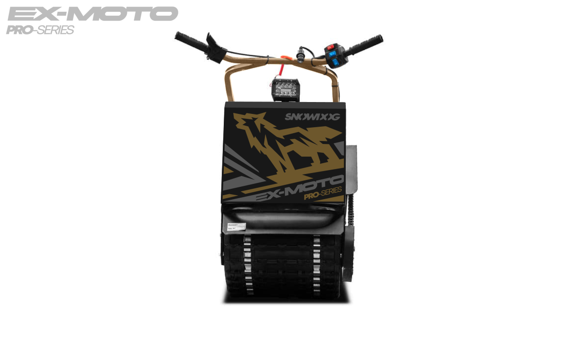 Мотобуксировщик EX-MOTO SNOWDOG S380 8л.с. в Тюмени