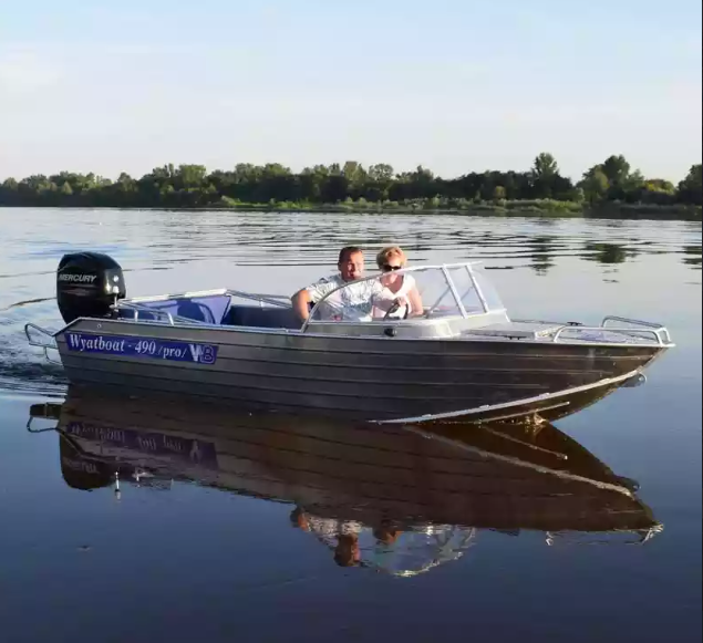 Алюминиевый катер Wyatboat-490 Pro в Тюмени