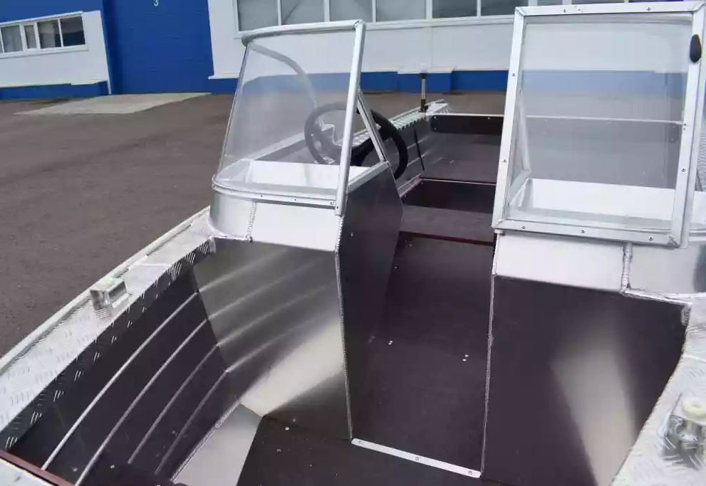 Алюминиевая лодка Wyatboat-390 DCM Увеличенный борт в Тюмени