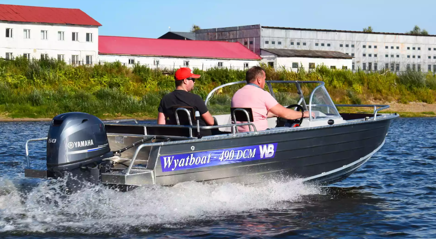 Алюминиевый катер Wyatboat-490 DCM в Тюмени
