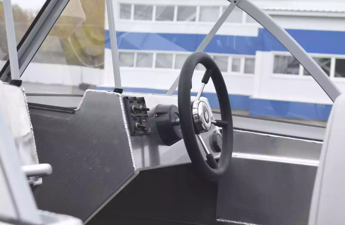 Алюминиевый катер Неман-450 DC NEW без покраски в Тюмени