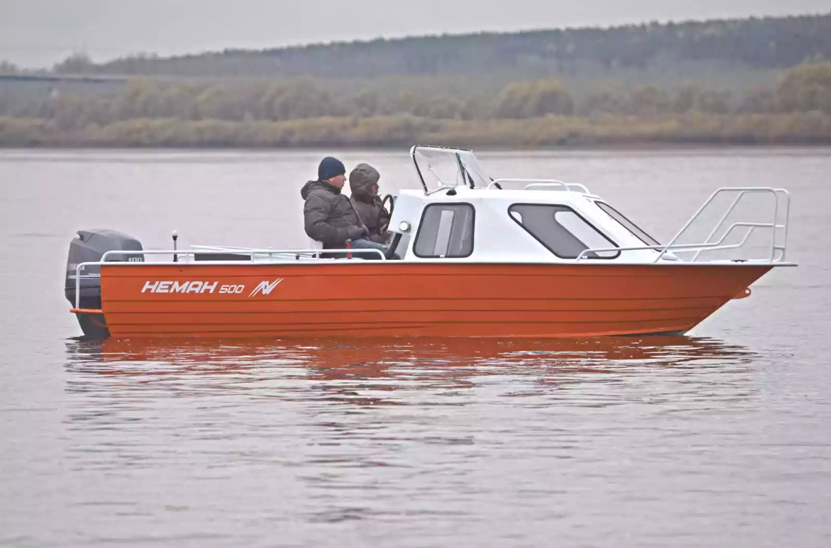 Алюминиевый катер Неман-500 (каютный) в Тюмени