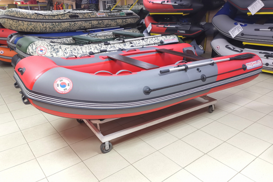 КОМПЛЕКТ Лодка MISHIMO PRO 350 + ЛОДОЧНЫЙ МОТОР MARLIN MP 9.9 (20) AMHS PRO в Тюмени