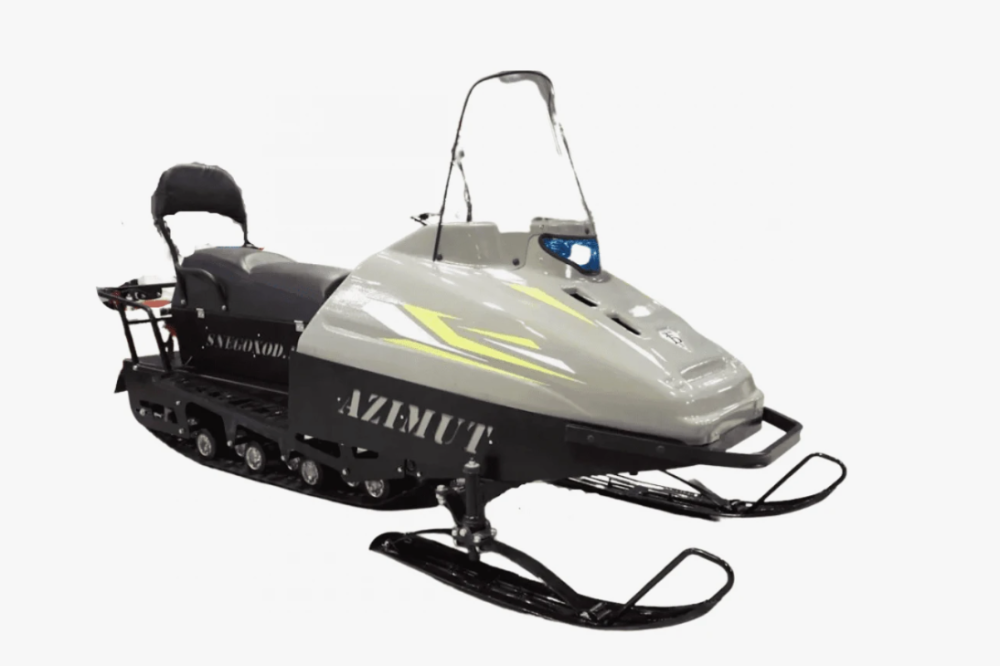 Миниснегоход Бурлак Азимут 20 л.с. , эл.запуск, реверс, тормоз гидравл, капот серый в Тюмени