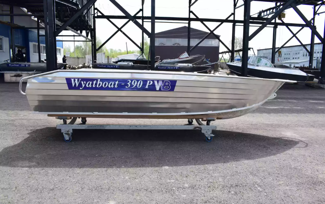 Алюминиевая лодка Wyatboat-390Р Увеличенный борт в Тюмени