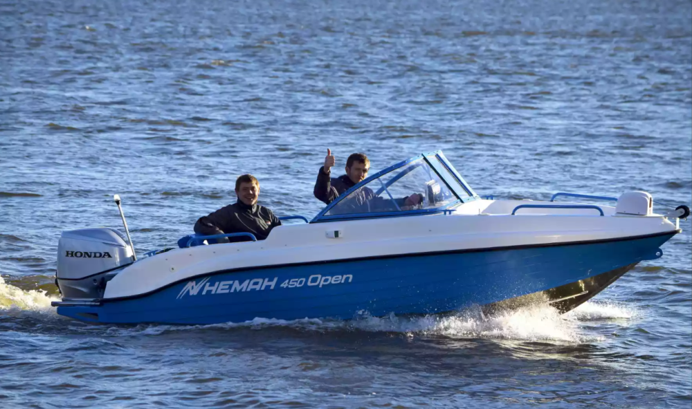 Комбинированный катер Neman-450 Open в Тюмени