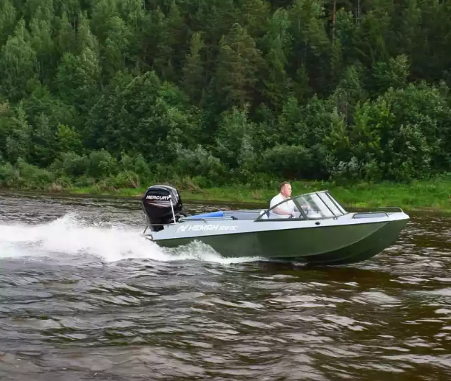 Алюминиевый катер Неман 500 DC водомёт в Тюмени