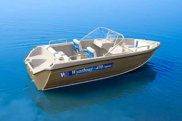 Комбинированный катер Wyatboat-470 Open в Тюмени