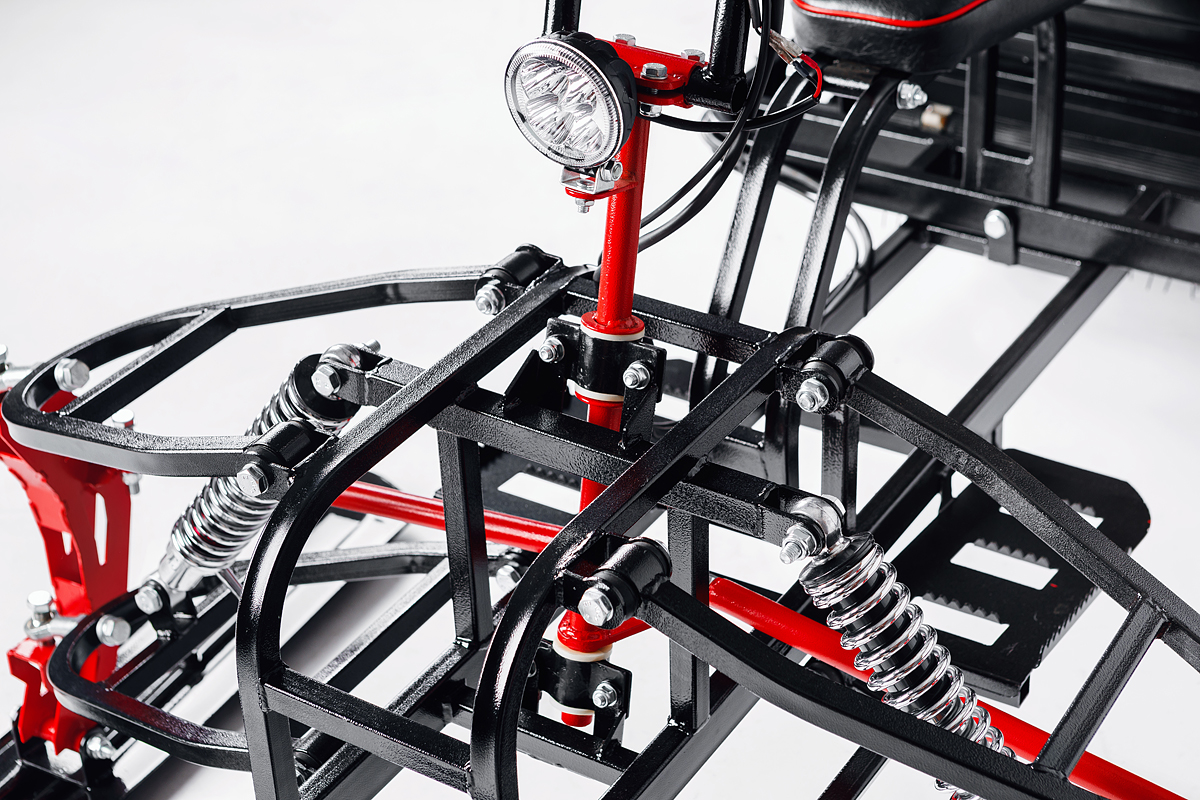 Лыжный модуль IKUDZO TERRAIN с подогревом ручек металлические лыжи в Тюмени