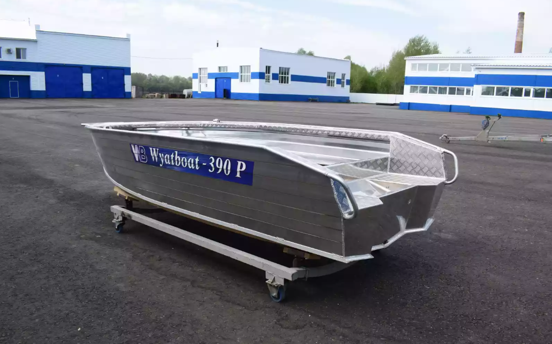 Алюминиевая лодка Wyatboat-390Р Увеличенный борт в Тюмени