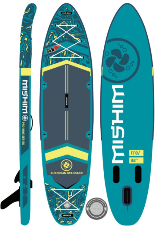 SUP (САП) Доска MISHIMO PRO-MAX Light Teal 11’ (335см) в Тюмени