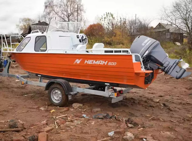 Алюминиевый катер Неман-500 (каютный) в Тюмени