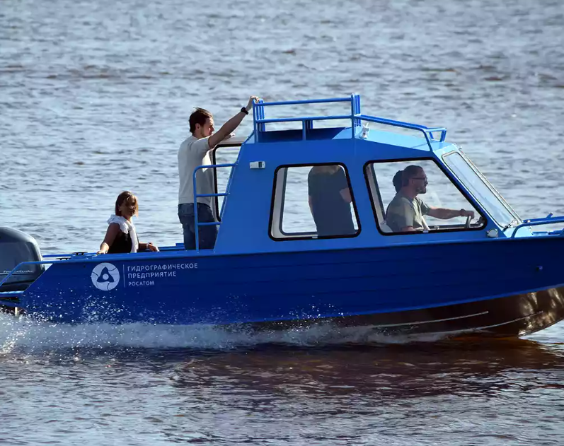 Алюминиевый катер Неман-500 (закрытая рубка) в Тюмени