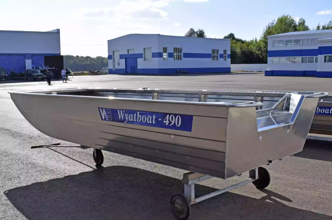 Алюминиевая лодка Wyatboat-490 Jonboat в Тюмени
