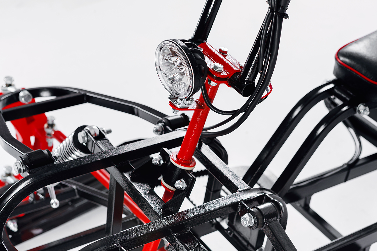 Лыжный модуль IKUDZO TERRAIN с подогревом ручек металлические лыжи в Тюмени