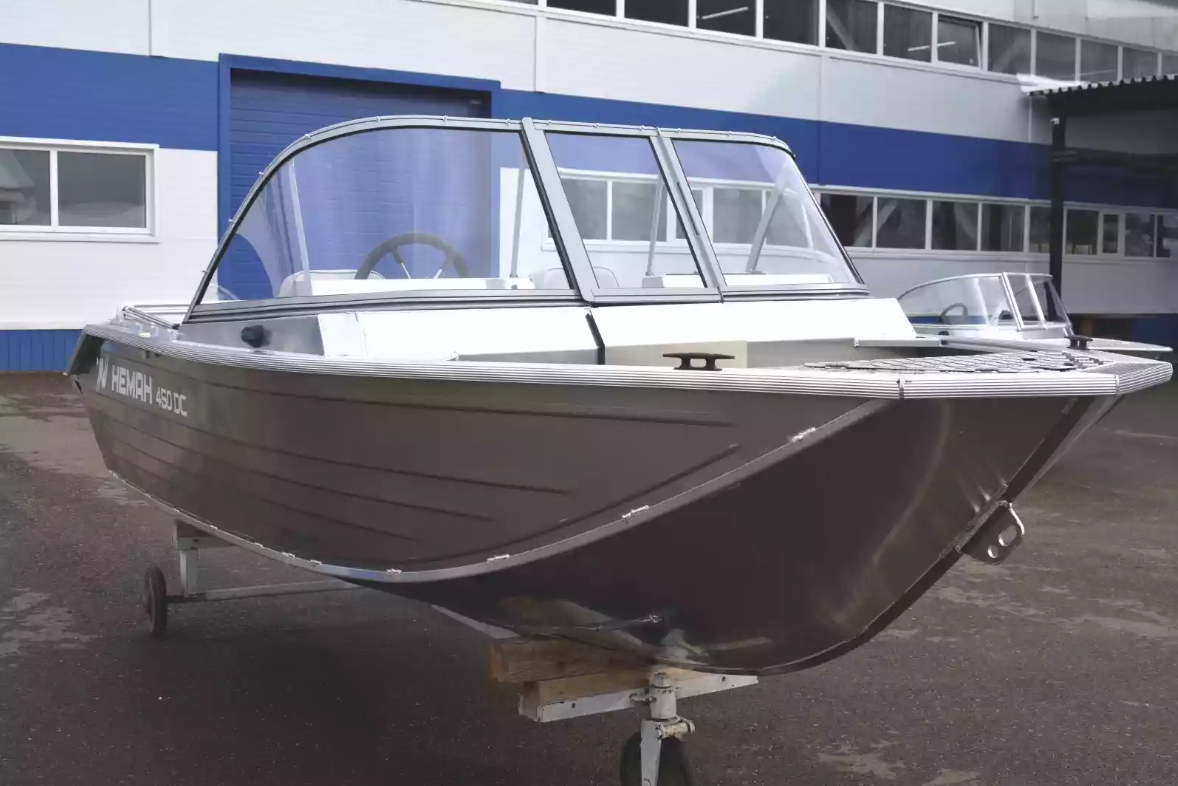 Алюминиевый катер Неман-450 DC NEW без покраски в Тюмени
