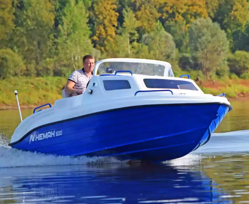 Комбинированный катер Neman-500 с каютой в Тюмени