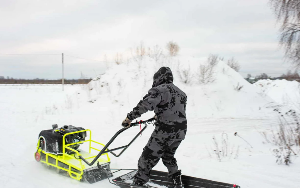 Мотобуксировщик Бурлак ХОЗЯИН-1 (капот металл) в Тюмени