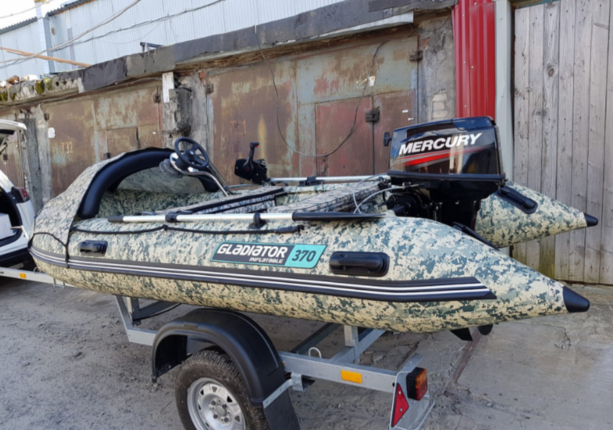 НАДУВНАЯ ЛОДКА GLADIATOR C370AL в Тюмени
