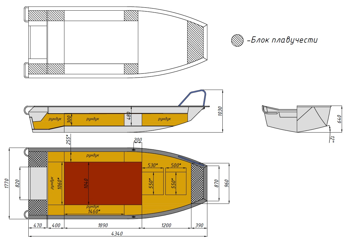 Алюминиевая лодка  Wyatboat-430 Master Fish в Тюмени