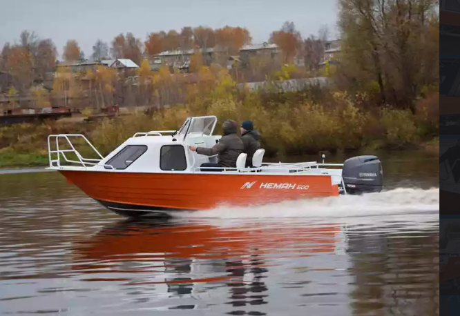 Алюминиевый катер Неман-500 (каютный) в Тюмени