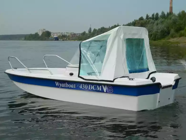 Стеклопластиковый катер Wyatboat-430 DCM (тримаран) в Тюмени