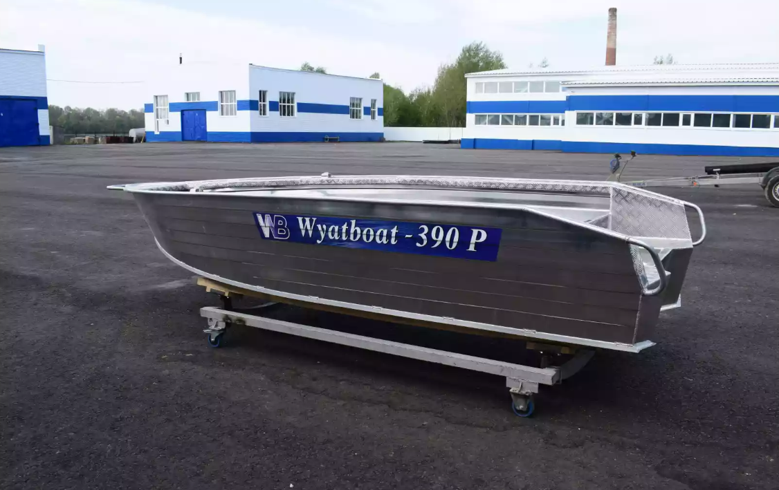 Алюминиевая лодка Wyatboat-390Р Увеличенный борт в Тюмени